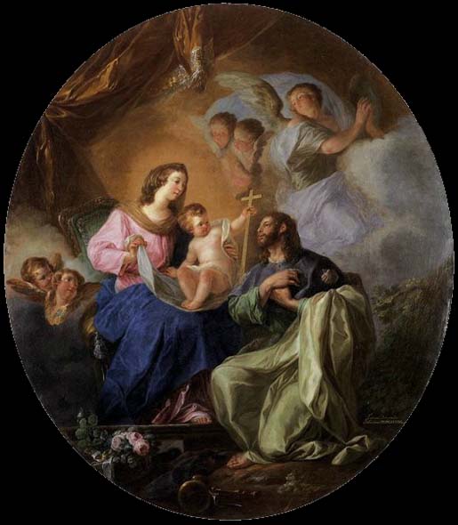 Virgin and Child with St James the Great